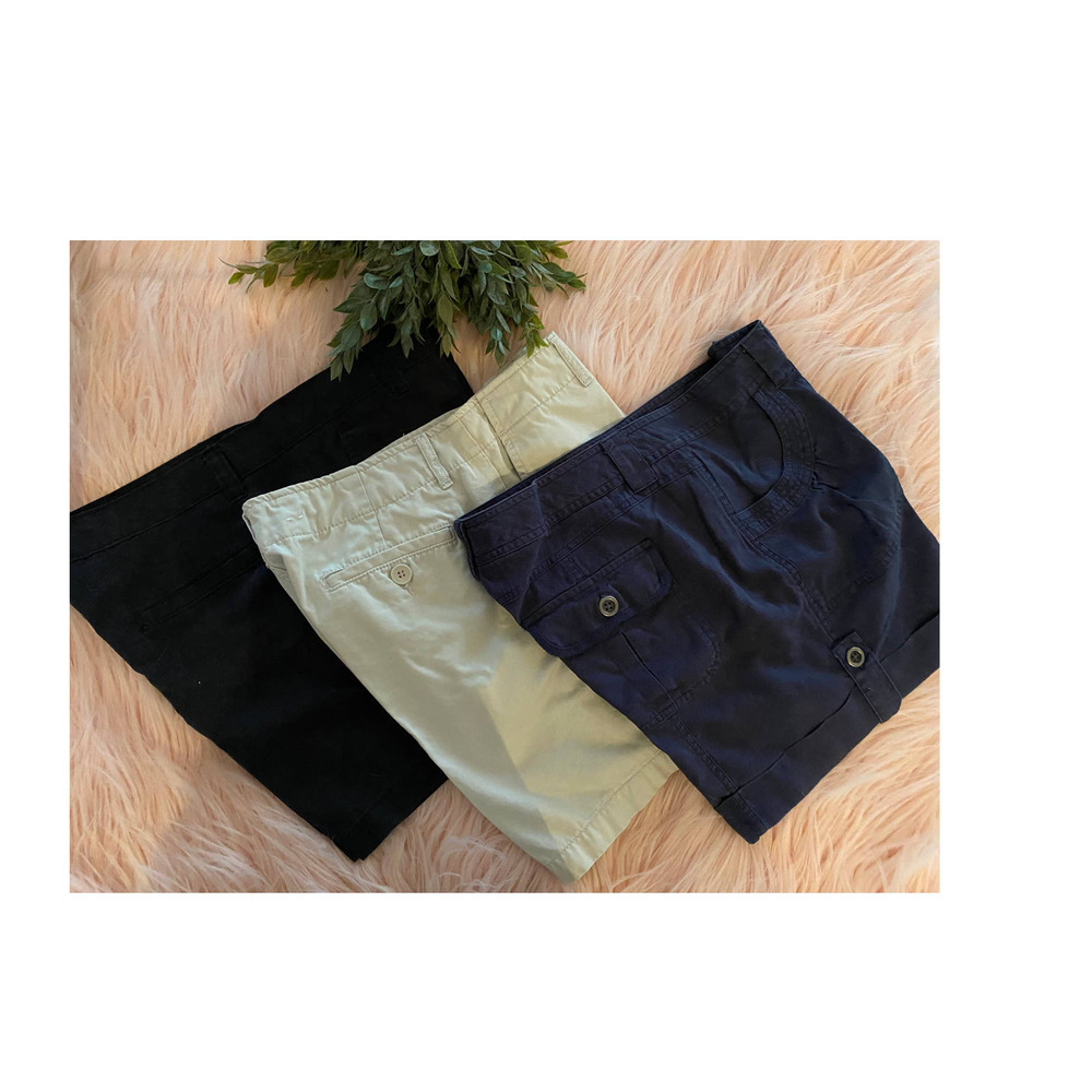 Womens Chino Shorts Size 10 Lot of 3 Austin Clothing Co Calvin Klein Apt 9